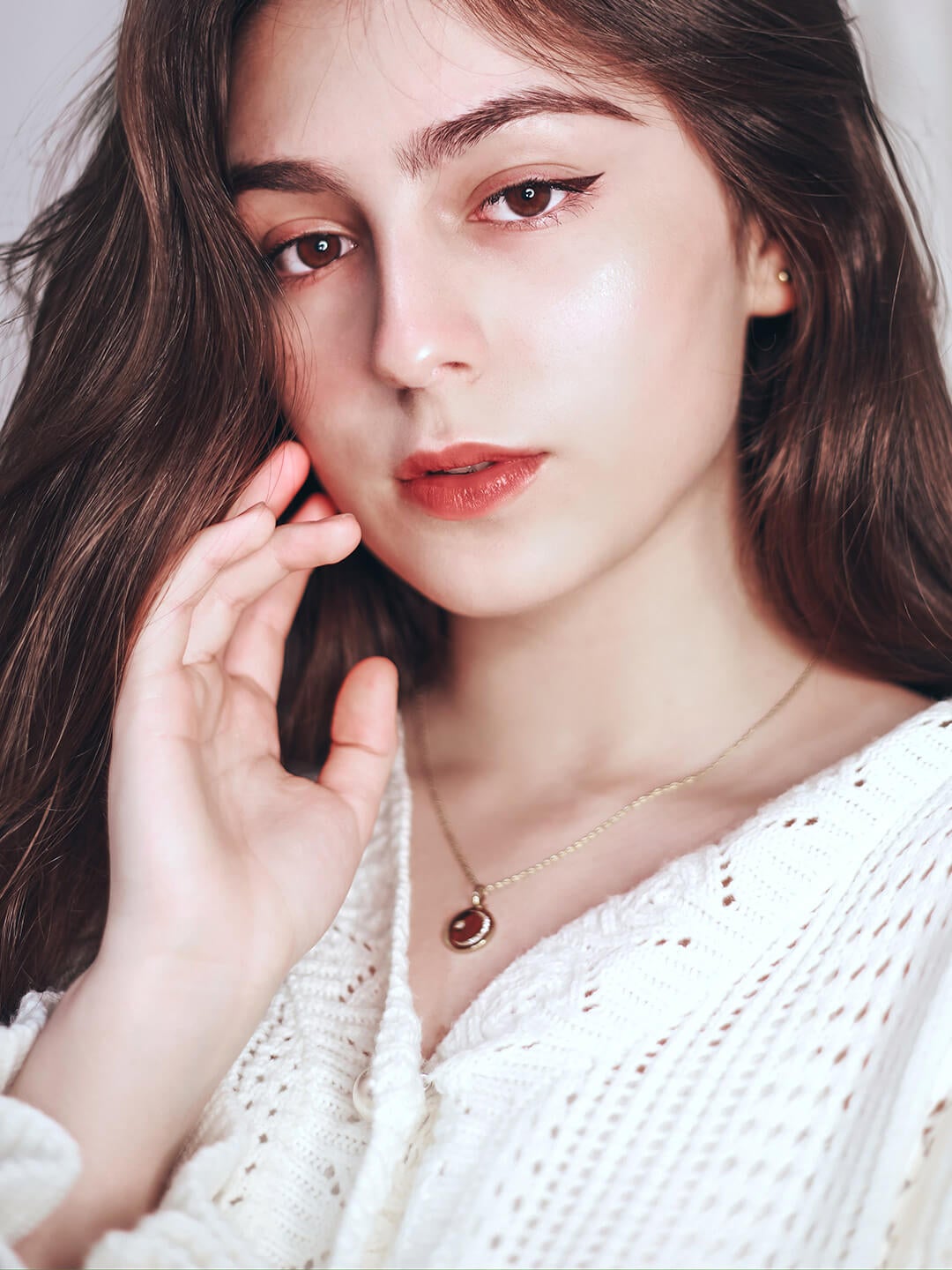 Ana Luisa Necklaces Pendant Necklace Moon Necklace Rozzah Gold