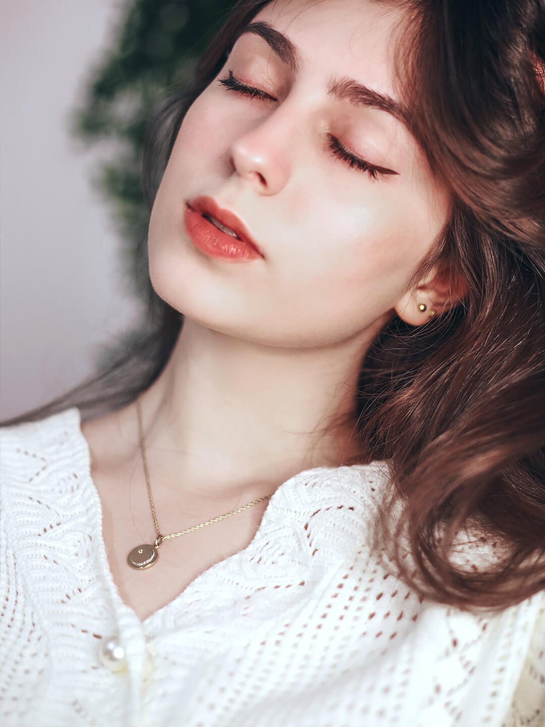 Ana Luisa Necklaces Pendant Necklace Moon Necklace Rozzah Gold