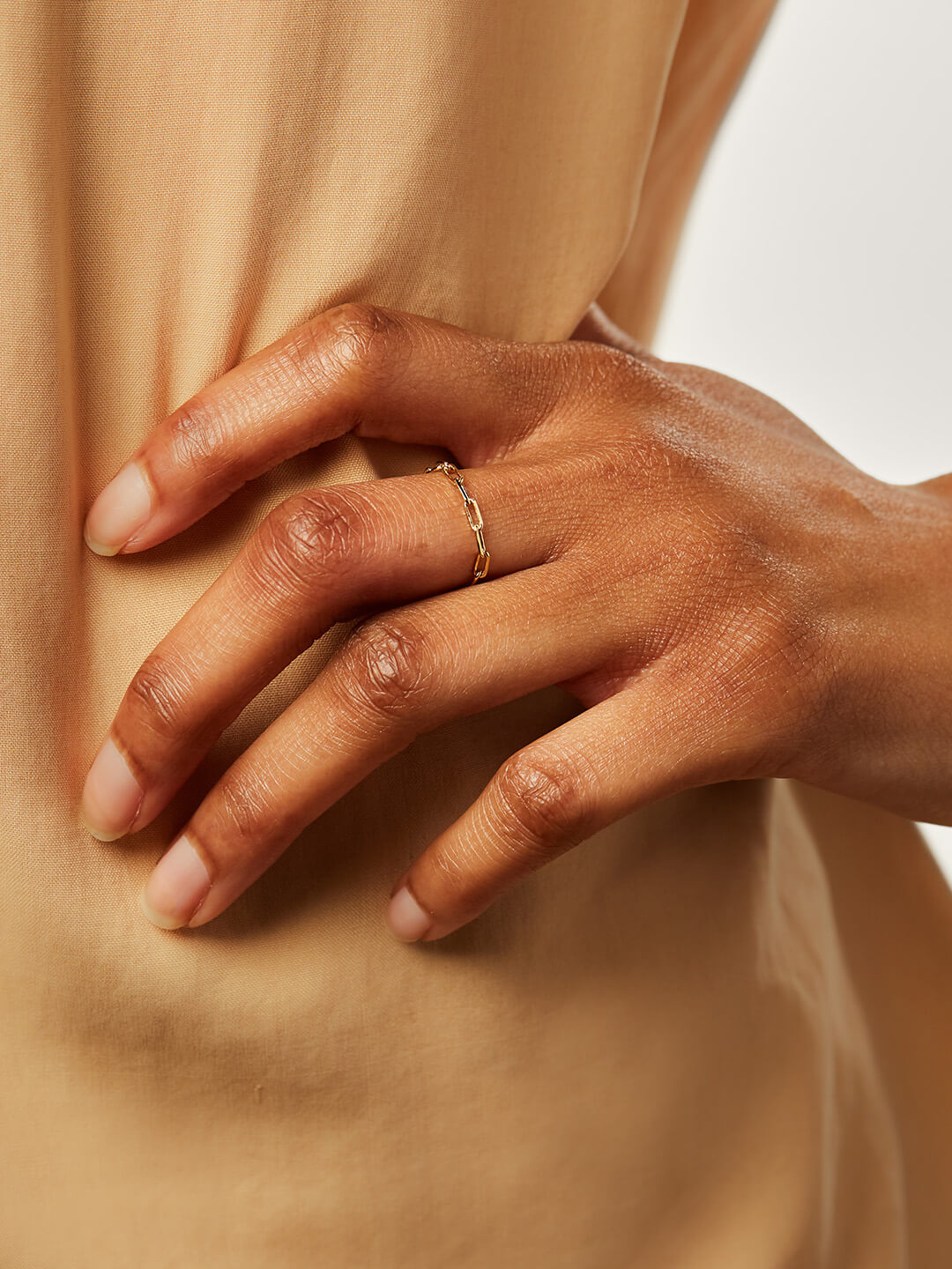 Ana Luisa Rings Chain Rings Gold Chain Ring Shiso Gold