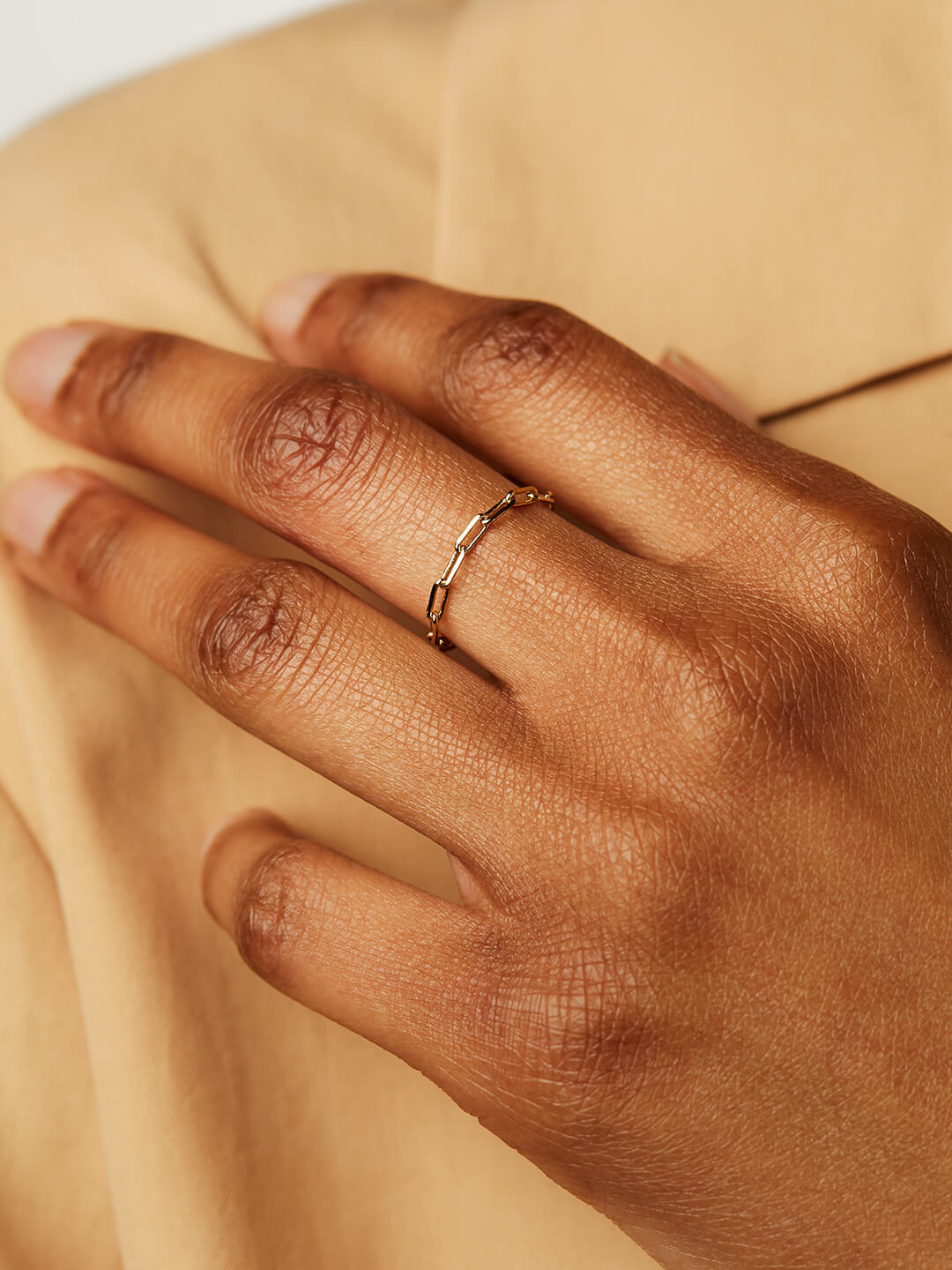 Ana Luisa Rings Chain Rings Gold Chain Ring Shiso Gold